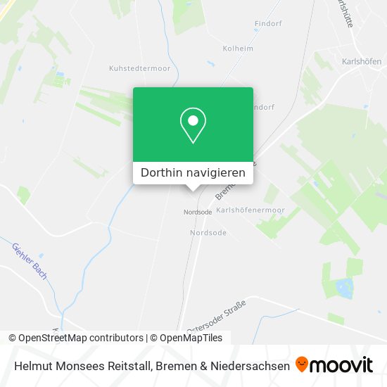 Helmut Monsees Reitstall Karte