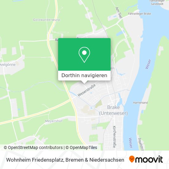 Wohnheim Friedensplatz Karte