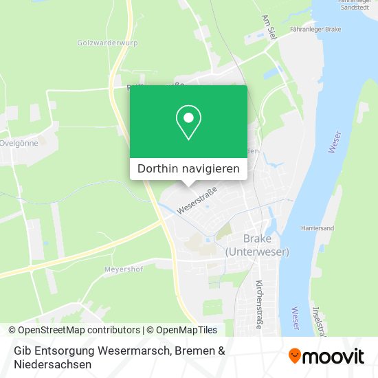 Gib Entsorgung Wesermarsch Karte