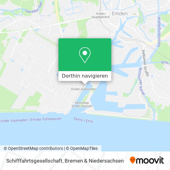 Schifffahrtsgesellschaft Karte