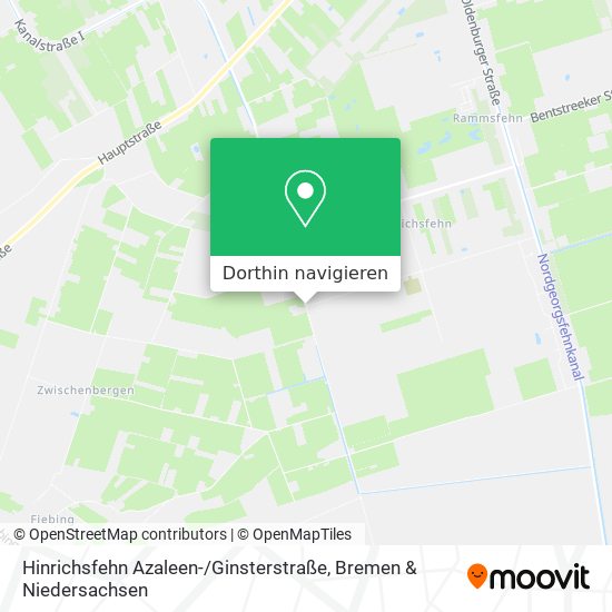 Hinrichsfehn Azaleen- / Ginsterstraße Karte