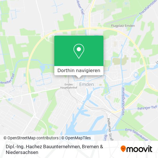 Dipl.-Ing. Hachez Bauunternehmen Karte