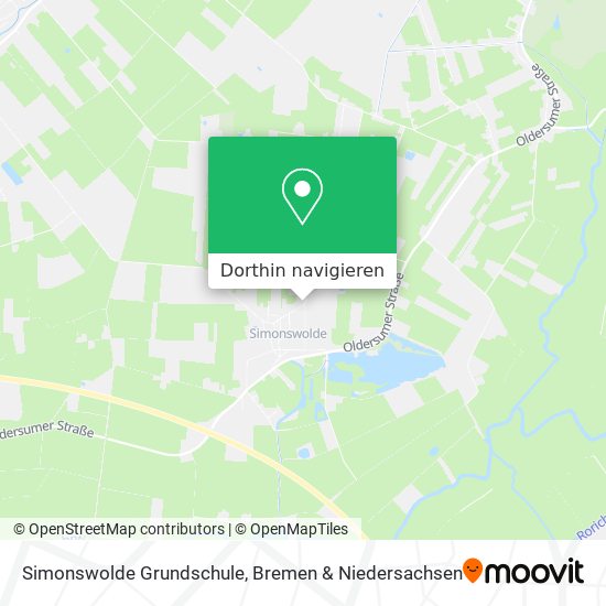 Simonswolde Grundschule Karte