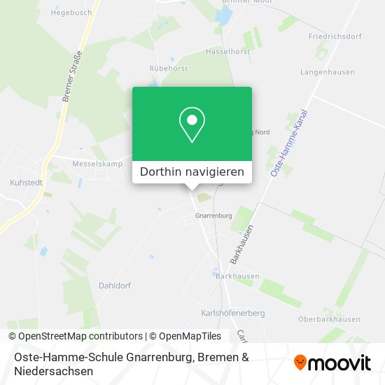 Oste-Hamme-Schule Gnarrenburg Karte