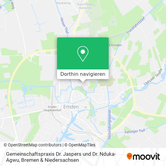 Gemeinschaftspraxis Dr. Jaspers und Dr. Nduka-Agwu Karte