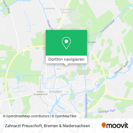 Zahnarzt Preuschoft Karte