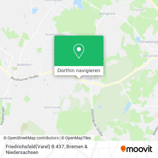 Friedrichsfeld(Varel) B 437 Karte