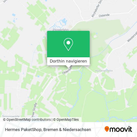 Hermes PaketShop Karte