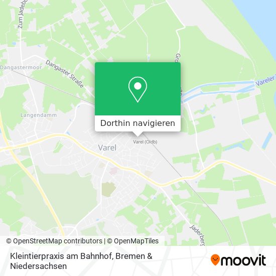 Kleintierpraxis am Bahnhof Karte
