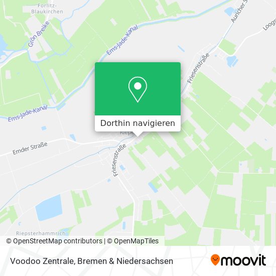 Voodoo Zentrale Karte