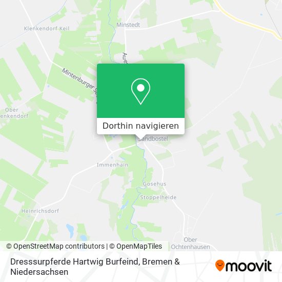 Dresssurpferde Hartwig Burfeind Karte