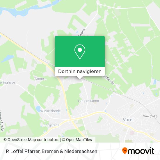 P. Löffel Pfarrer Karte