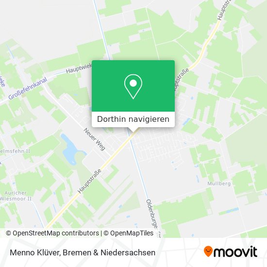 Menno Klüver Karte