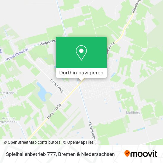 Spielhallenbetrieb 777 Karte