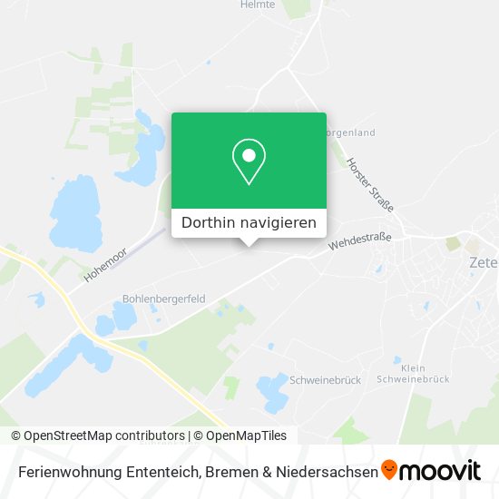 Ferienwohnung Ententeich Karte