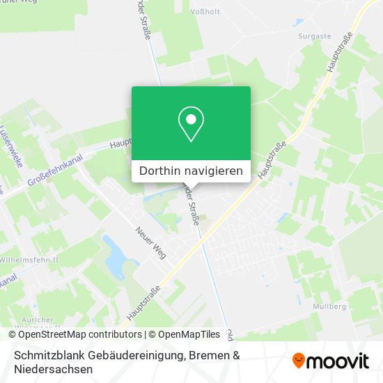 Schmitzblank Gebäudereinigung Karte
