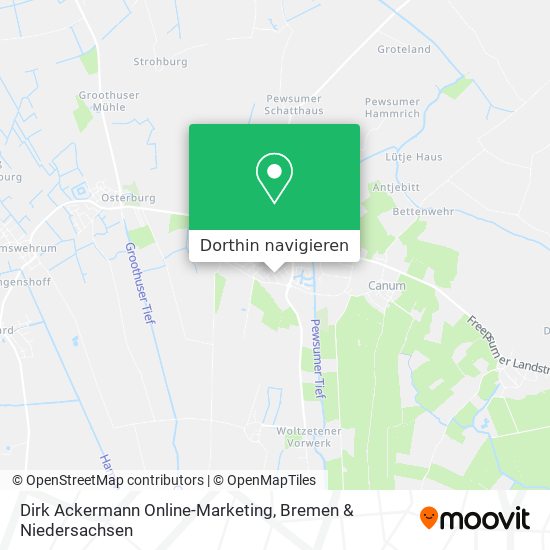 Dirk Ackermann Online-Marketing Karte
