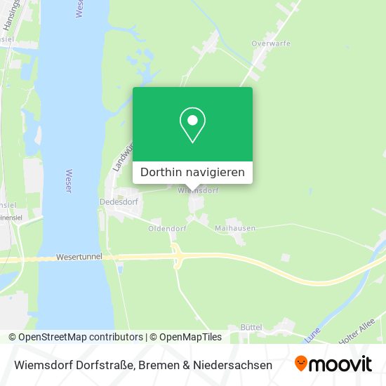 Wiemsdorf Dorfstraße Karte