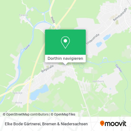 Elke Bode Gärtnerei Karte