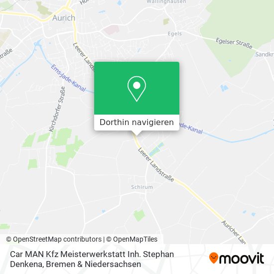 Car MAN Kfz Meisterwerkstatt Inh. Stephan Denkena Karte