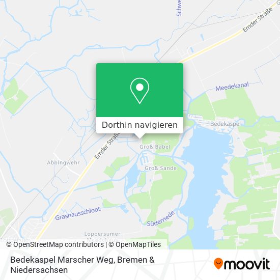 Bedekaspel Marscher Weg Karte