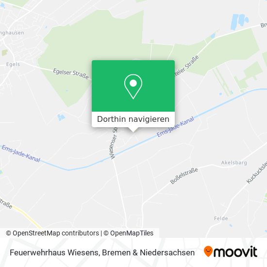 Feuerwehrhaus Wiesens Karte