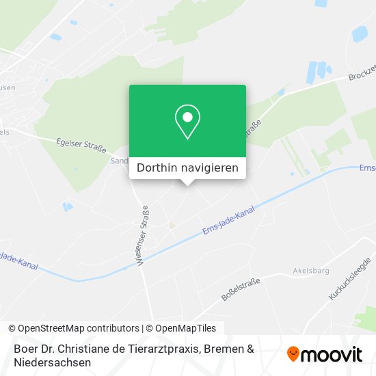 Boer Dr. Christiane de Tierarztpraxis Karte