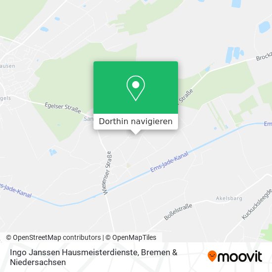 Ingo Janssen Hausmeisterdienste Karte