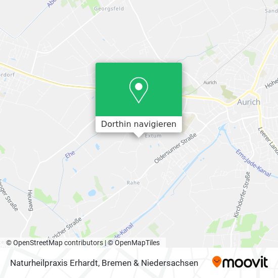 Naturheilpraxis Erhardt Karte