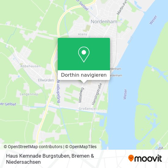 Haus Kemnade Burgstuben Karte