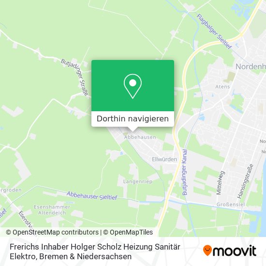 Frerichs Inhaber Holger Scholz Heizung Sanitär Elektro Karte