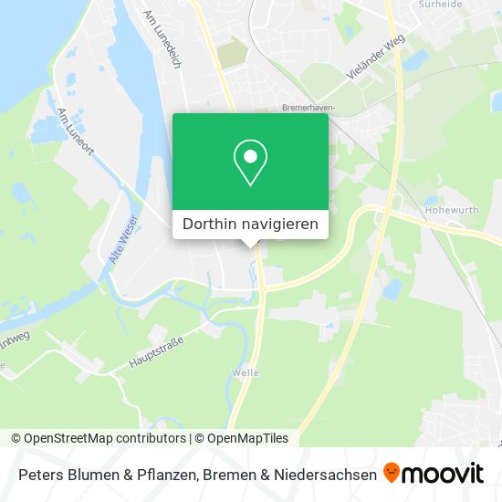 Peters Blumen & Pflanzen Karte