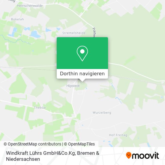 Windkraft Lührs GmbH&Co.Kg Karte