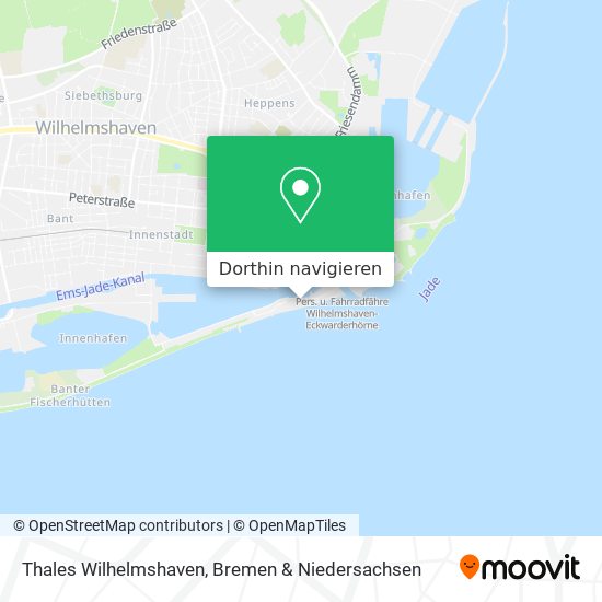 Thales Wilhelmshaven Karte