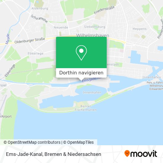 Ems-Jade-Kanal Karte