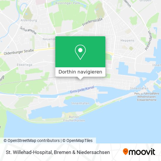 St. Willehad-Hospital Karte