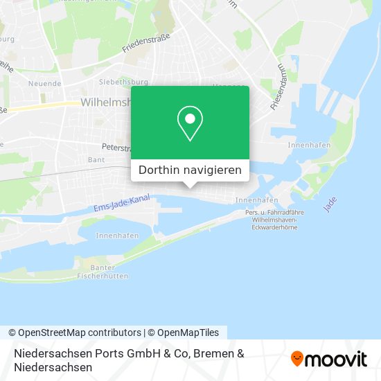 Niedersachsen Ports GmbH & Co Karte