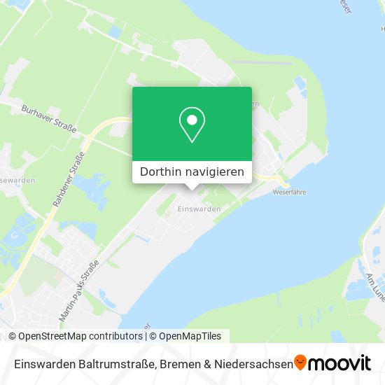 Einswarden Baltrumstraße Karte