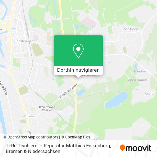 Ti-Re Tischlerei + Reparatur Matthias Falkenberg Karte