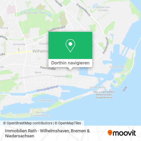 Immobilien Rath - Wilhelmshaven Karte