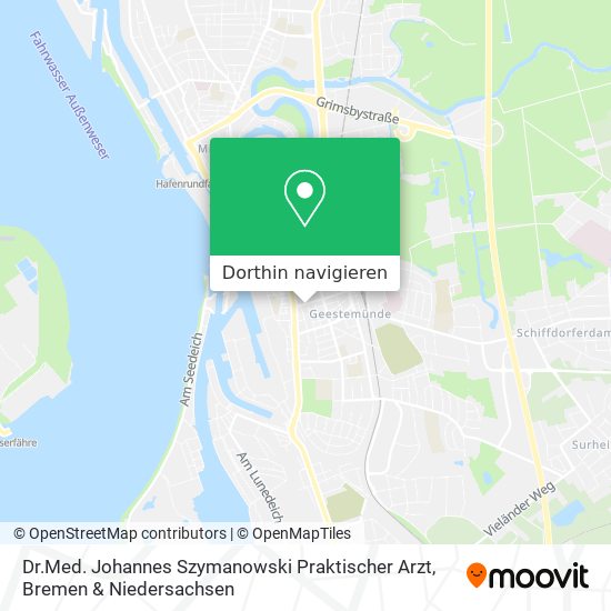 Dr.Med. Johannes Szymanowski Praktischer Arzt Karte