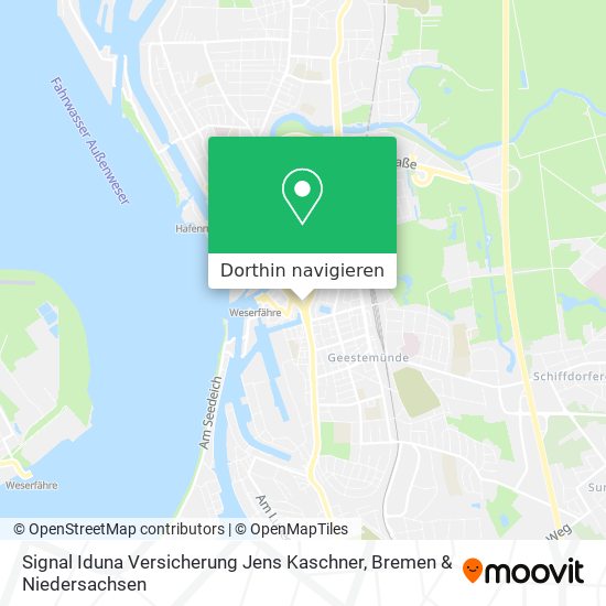 Signal Iduna Versicherung Jens Kaschner Karte