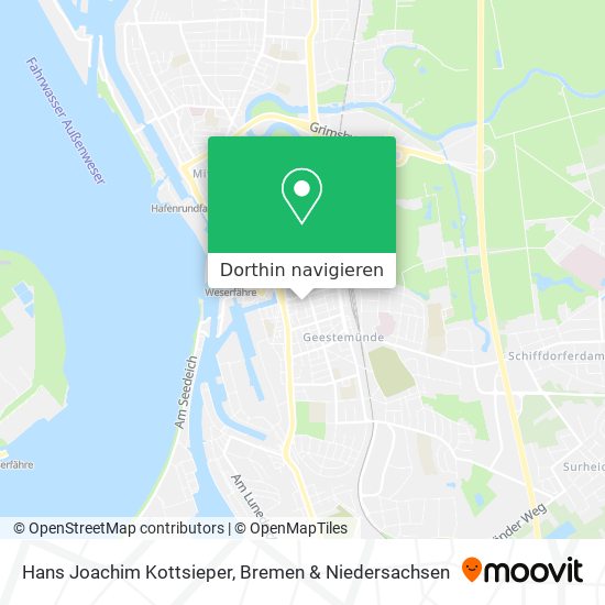 Hans Joachim Kottsieper Karte