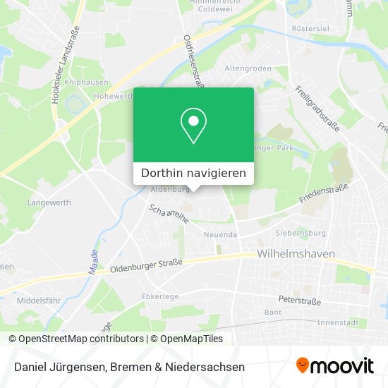 Daniel Jürgensen Karte
