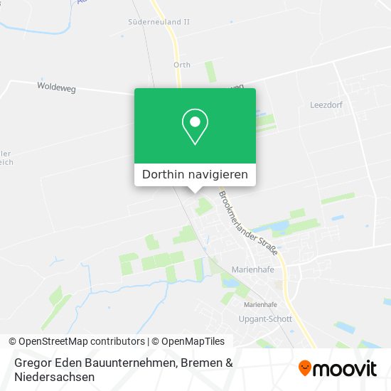 Gregor Eden Bauunternehmen Karte