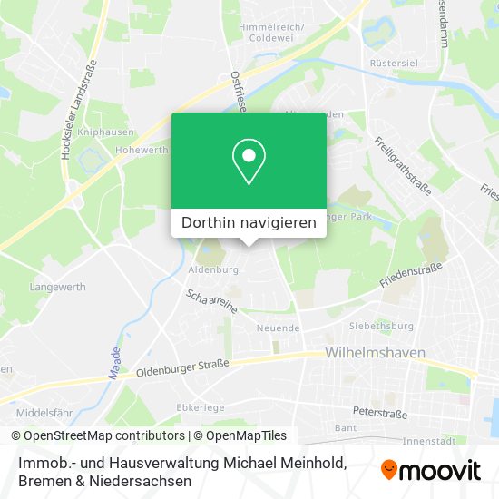 Immob.- und Hausverwaltung Michael Meinhold Karte