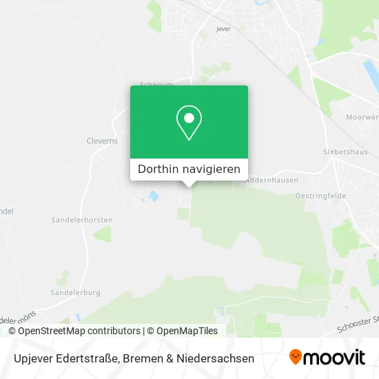 Upjever Edertstraße Karte