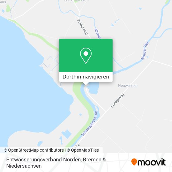 Entwässerungsverband Norden Karte