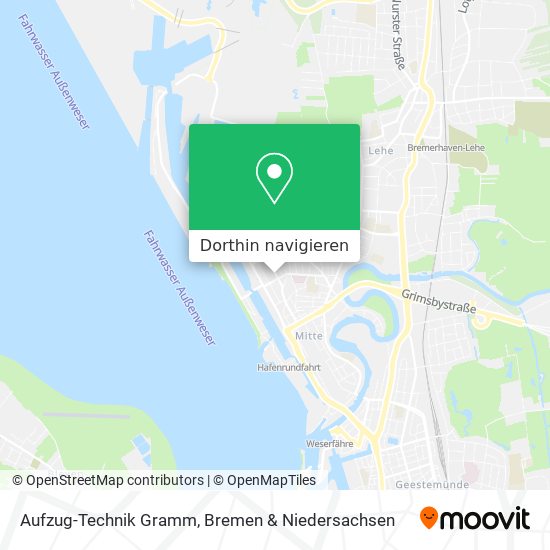Aufzug-Technik Gramm Karte