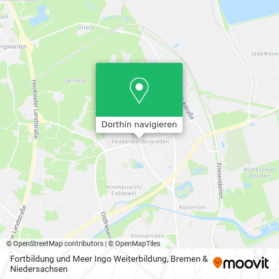 Fortbildung und Meer Ingo Weiterbildung Karte